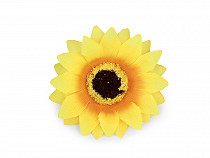 Umělý květ slunečnice Ø7 cm