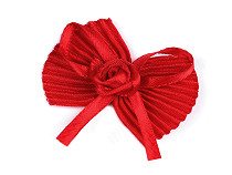 Pleated Bow with a Rose / Boutonniere