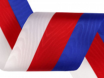 Panglică tricolor Cehia, lățime 10 cm