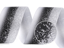 Metalic Grosgrain Ribbon with Glitter width 40 mm