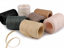 Raphia pour tricoter des sacs - naturel, largeur 5-8 mm