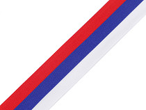 Tricolor Ribbon Czech Republic, Slovakia width 30 mm
