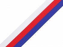 Ruban tricolore - République Tchèque, Slovaquie, largeur 30 mm