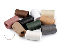 Filato di rafia / rafia per borse a maglia - naturale, larghezza: 5 - 8 mm