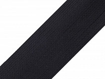 Nastro elasticizzato tessuto, larghezza: 50 mm, colore: nero