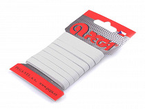 Ruban élastique pour lingerie sur enrouleur carton, largeur de l’emballage 5 mm, 7 mm