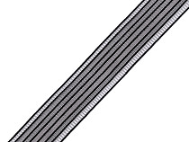 Bandă elastică pentru confecții, lățime 24 mm