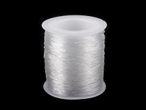 Clear, Invisible Nylon Thread / Elastic Ø0.8 mm