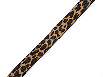 Élastique pour bretelles à motif léopard, largeur 10 mm