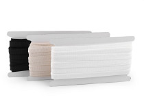 Gummiband/Trägerband mit Ripsmuster, Breite 15 mm