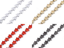 Christmas Plastic Star Trimming width 10 mm