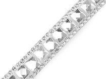 Iron-on Rhinestone Trimming with Crystals width 12 mm