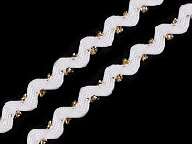 Hadovka - vlnovka s lurexem  šíře 4 mm