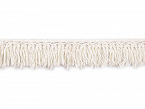Fleco de algodón, ancho 25 cm 