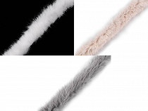 Artifical Fur Trim / Lampas to sew-on,  width 20 mm