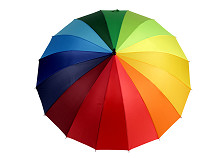 Ombrello per famiglia grande, motivo: arcobaleno