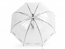 Umbrelă automată transparentă pentru fete