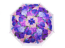 Damen Regenschirm Automatik Hortensie