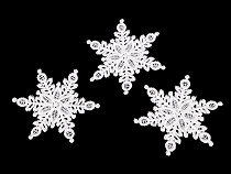 Lace Applique/ Sew-on Patch, Snowflake