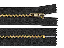 Fermeture éclair Métallique Ouvrable - Maille Laiton, Plusieurs Couleurs Et Tailles (50 à 80 Cm)
