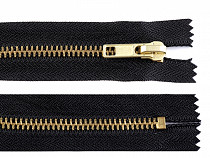 Metal / Brass Zipper width 6 mm length 10 cm