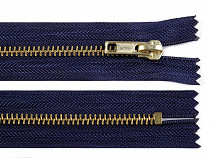 Metal / Brass Zipper width 6 mm length 18 cm