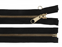 Brass Tent Zipper, width 6 mm with double-sided slider, length 250 cm