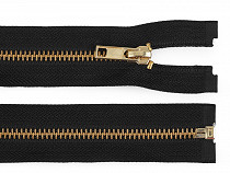 Metal / Brass Zipper width 6 mm length 65 cm