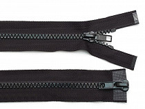 Two-Way Plastic Jacket Zipper 5 mm, 2 sliders length 70 cm