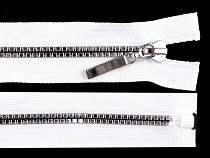 Plastic / Vislon Zipper width 5 mm length 70 cm Square Teeth