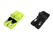 Trouser Braces / Suspenders Neon width 4 cm length 120 cm