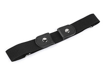 Elastic belt without buckle, unisex width 3 cm
