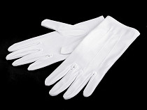 Mănuși albe satinate pentru bărbați
