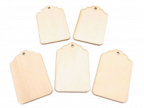 Wooden Tag 40x64 mm