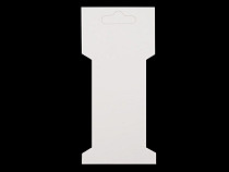 Card expunere panglici / șnururi, 6,6x13,5 cm
