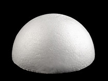 Demi-sphère DIY en polystyrène, Ø 19 cm