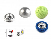 Boutons auto-couvert, taille 16