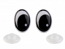 Ochi pentru păpuși cu dispozitiv de siguranță, 11x15 mm