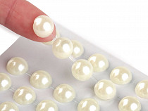 Fausses perles autocollantes, Ø 10 mm