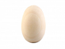 Ou din lemn / cap figurină, 25x40 mm