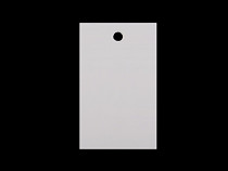Etichetta in carta / Targhetta portanome, dimensioni: 30 x 50 mm