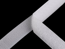 Bande Velcro, 20 mm, blanche