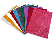 Craft Foam Sheets Moosgummi with Glitter 20x30 cm