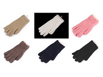 Girls Knitted Gloves with Fur