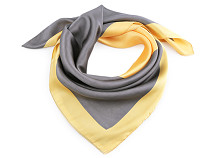 Saténový šátek s lemem 70x70 cm