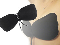 Invisible Strapless Front-Lacing Push Up Bra