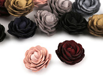 Blume Rose Ø20 mm künstliches Leder