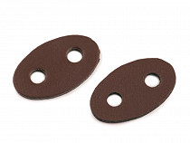 Eco Leather Two Hole Stopper 21x33 mm