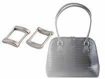 Boucles métalliques rectangulaires pour vêtements et sacs à main, largeur 20 mm