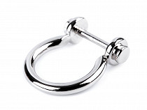 Handbag Handle Metal Design Buckle / D ring 17 mm